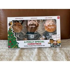 A PHILLY SPECIAL CHRISTMAS HOLIDAY HUDDLE Philadelphia Eagles COLLECTOR SET